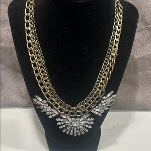 Elegant Gold and Silver Necklace